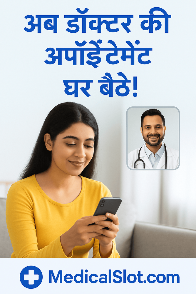 MedicalSlot.com: अब डॉक्टर की अपॉइंटमेंट लेना हुआ आसान!